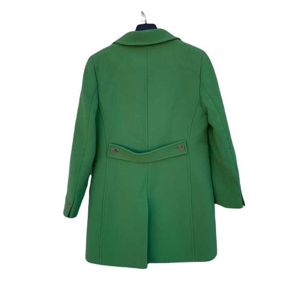 J. Crew Green Pea Coat - Picture 3 of 3